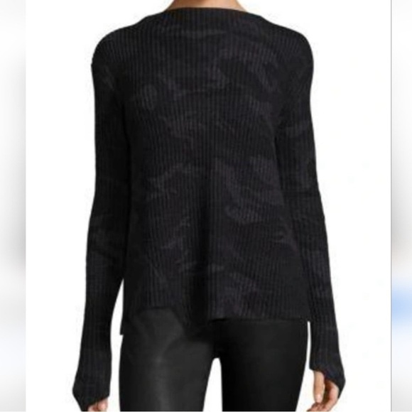 Generation Love Distressed Gray Camo
Asymmetric Wool Blend Sweater - Picture 8 of 8